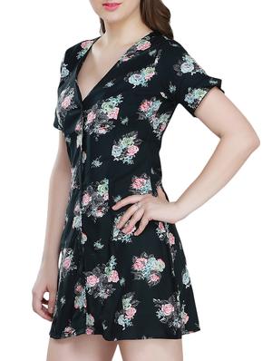 Floral button-down dress - 15341886 - Standard Image - 2