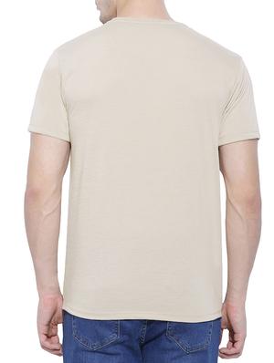 beige cotton blend character t-shirt - 15342258 - Standard Image - 2