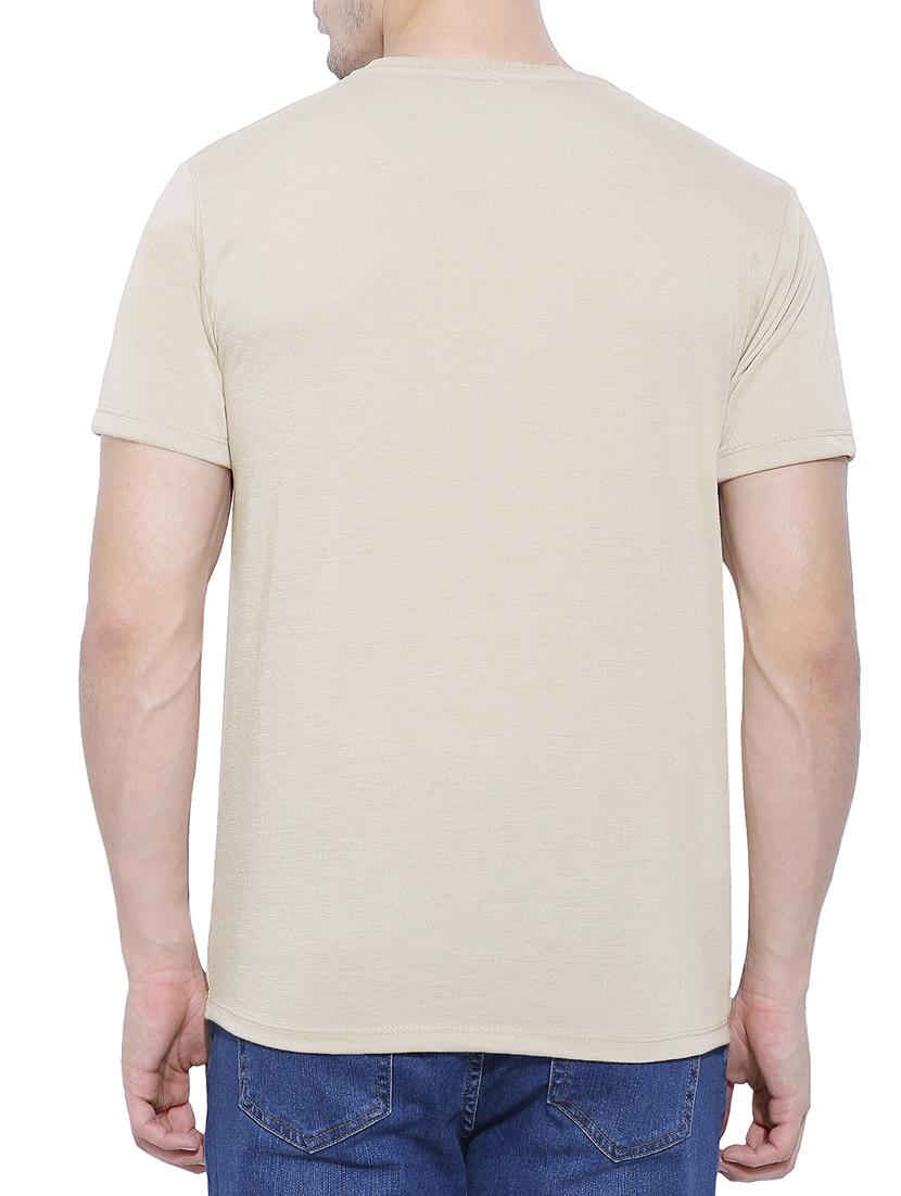 beige cotton blend character t-shirt - 15342258 - Zoom Image - 2