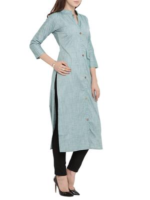 straight printed kurta - 15342542 - Standard Image - 2