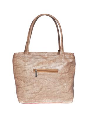 brown leatherette (pu) regular handbag - 15343449 - Standard Image - 2