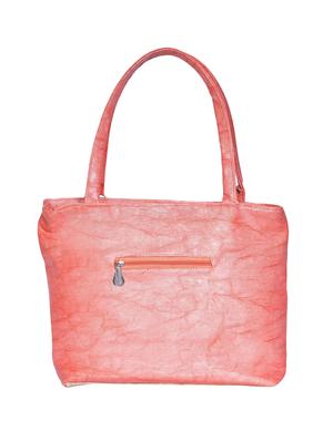 pink leatherette (pu) regular handbag - 15343450 - Standard Image - 2