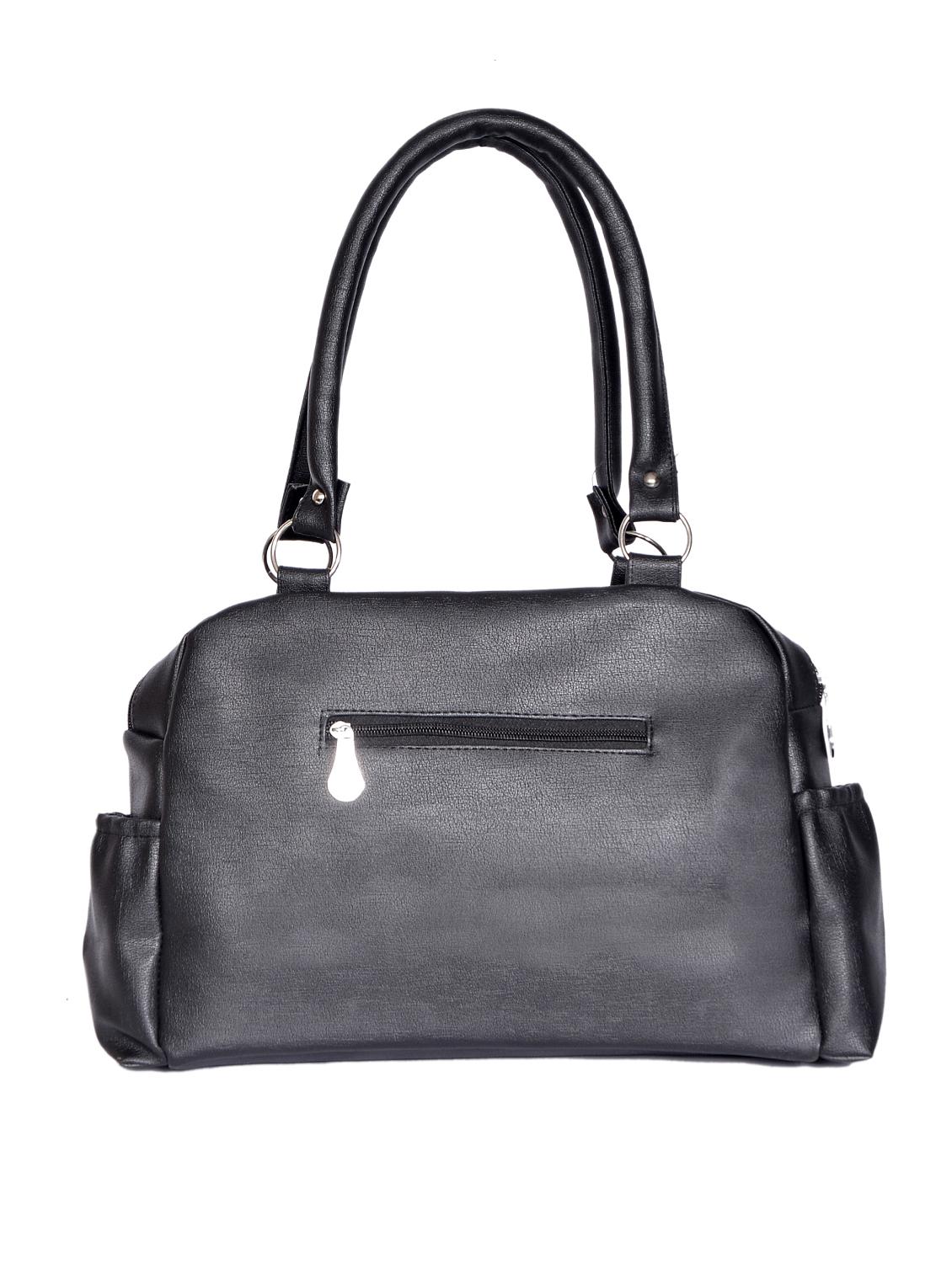 black leatherette (pu) regular handbag - 15343492 - Zoom Image - 2