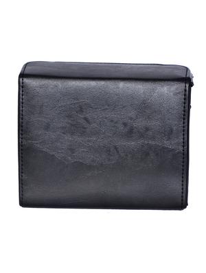 black leatherette (pu) regular sling bag - 15343568 - Standard Image - 2