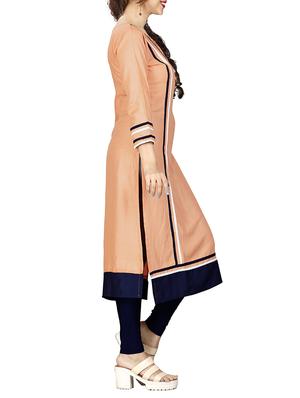 straight embroidered kurta - 15343587 - Standard Image - 2