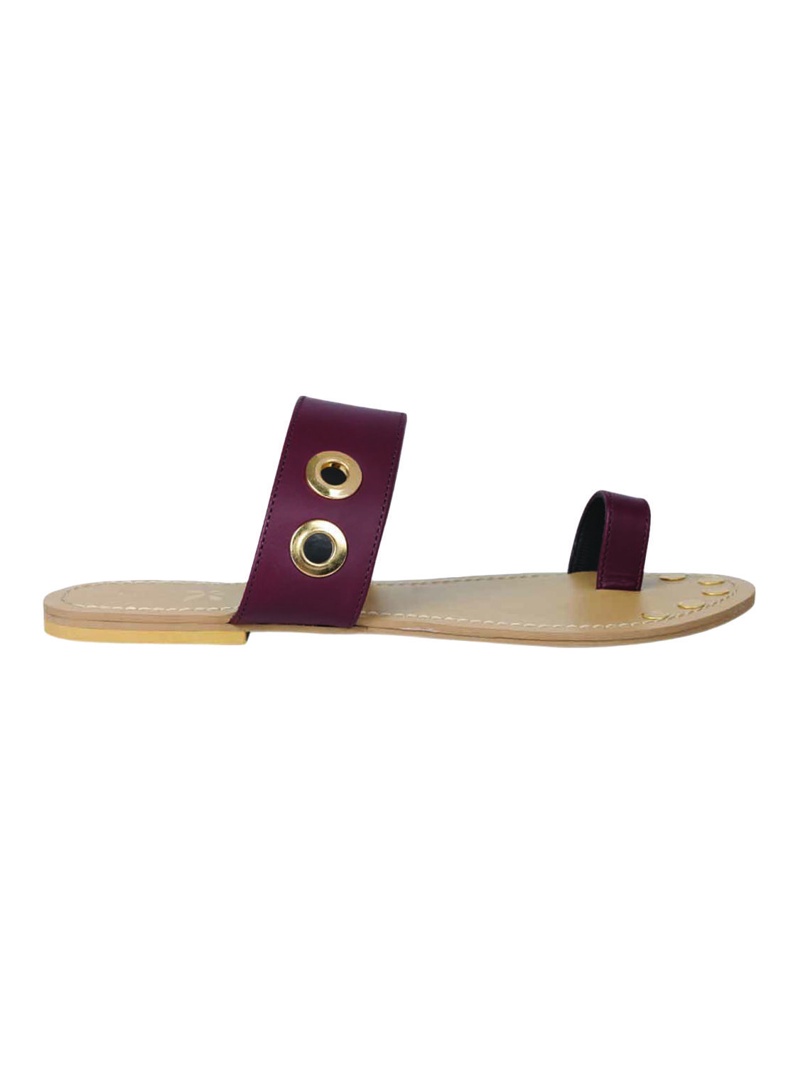 maroon one toe sandals - 15343837 - Zoom Image - 2