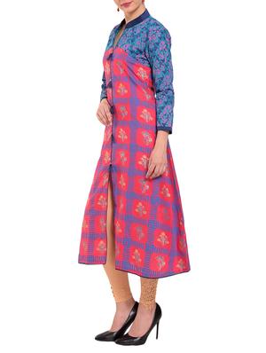 Printed a-line kurta - 15344566 - Standard Image - 2