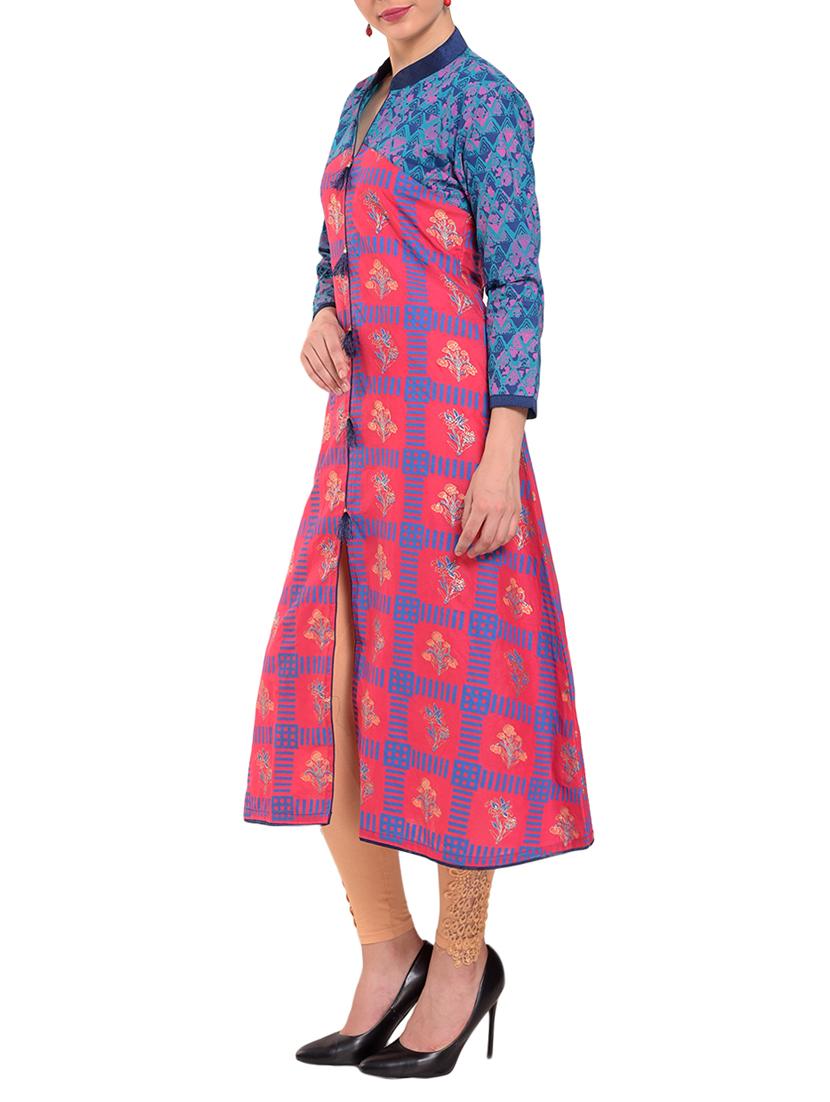 Printed a-line kurta - 15344566 - Zoom Image - 2