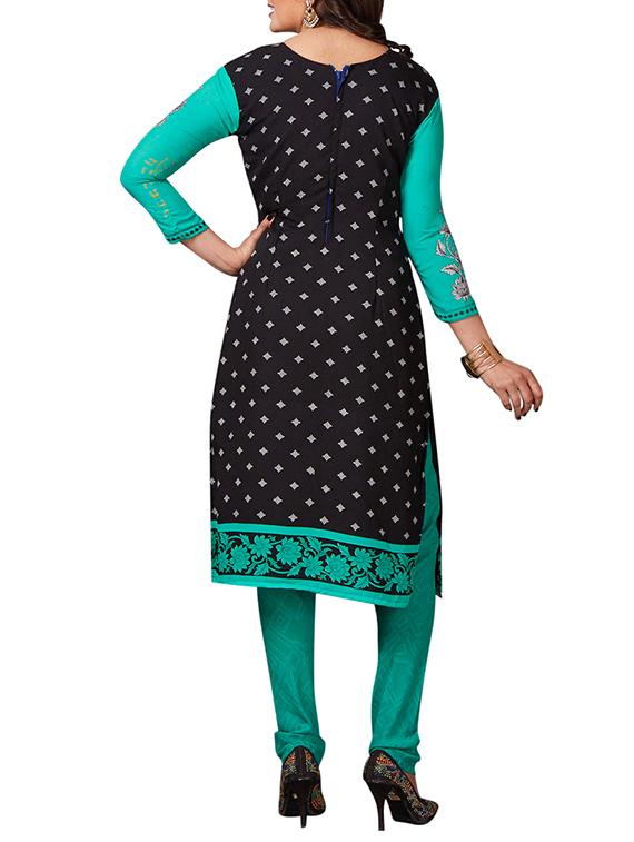 multi colored unstitched combo suit - 15344608 - Zoom Image - 5