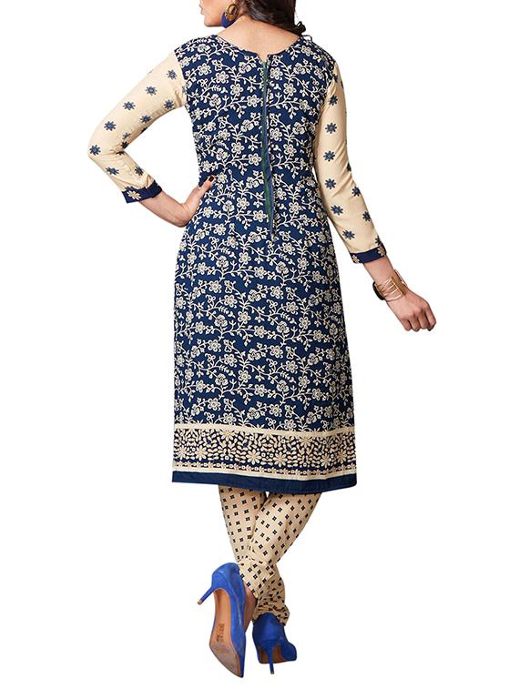 multi colored unstitched combo suit - 15344638 - Zoom Image - 5