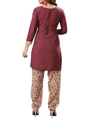 multi colored unstitched combo suit - 15344660 - Standard Image - 5