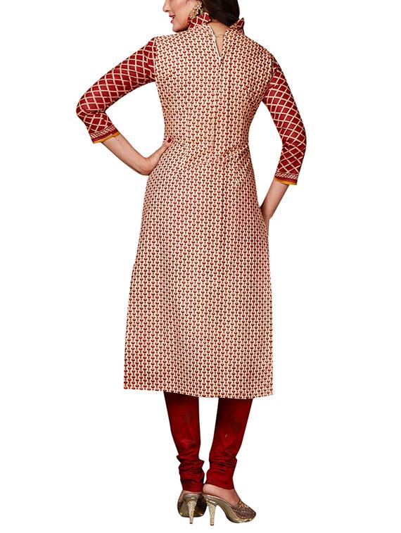 multi colored unstitched combo suit - 15344671 - Zoom Image - 5