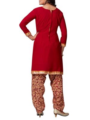 multi colored unstitched combo suit - 15344703 - Standard Image - 5