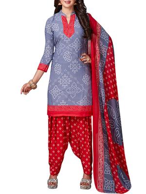 multi colored unstitched combo suit - 15344752 - Standard Image - 2