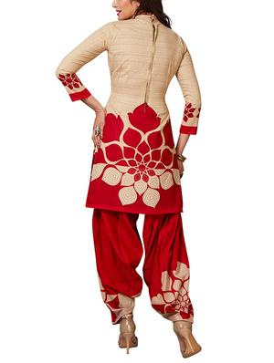 multi colored unstitched combo suit - 15344758 - Standard Image - 5