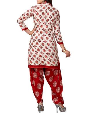 multi colored unstitched combo suit - 15344791 - Standard Image - 5