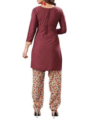 multi colored unstitched combo suit - 15344819 - Standard Image - 5