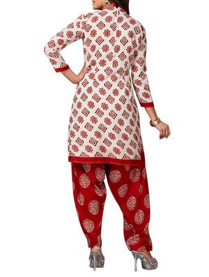 multi colored unstitched combo suit - 15344877 - Standard Image - 5
