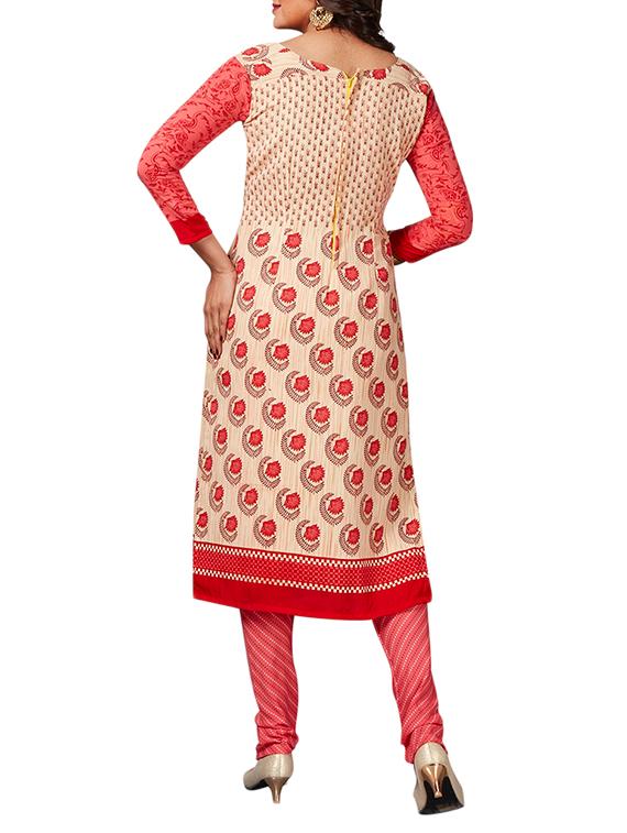 multi colored unstitched combo suit - 15344888 - Zoom Image - 5