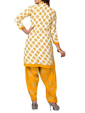 multi colored unstitched combo suit - 15344891 - Standard Image - 5