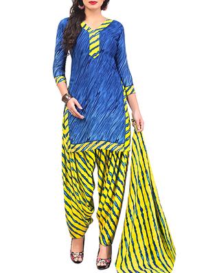 multi colored unstitched combo suit - 15344934 - Standard Image - 2
