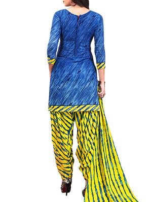 multi colored unstitched combo suit - 15344985 - Standard Image - 5