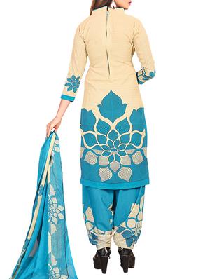 multi colored unstitched combo suit - 15345020 - Standard Image - 5