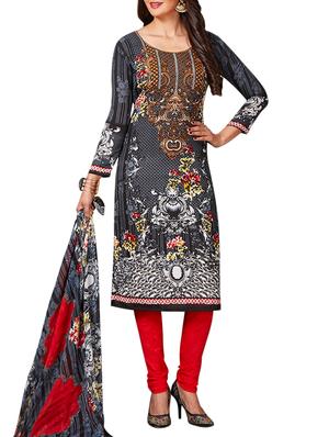 multi colored unstitched combo suit - 15345043 - Standard Image - 2