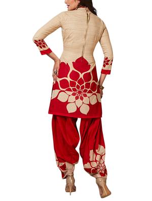 multi colored unstitched combo suit - 15345099 - Standard Image - 5