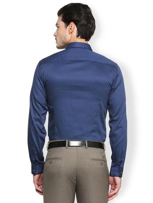 blue cotton formal shirt - 15345182 - Standard Image - 2