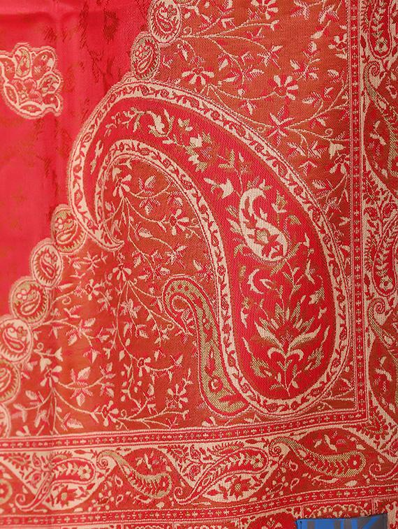 jacquard paisley shawl - 15345224 - Zoom Image - 2