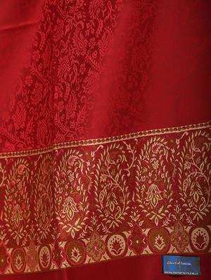 jacquard paisley shawl - 15345228 - Standard Image - 2