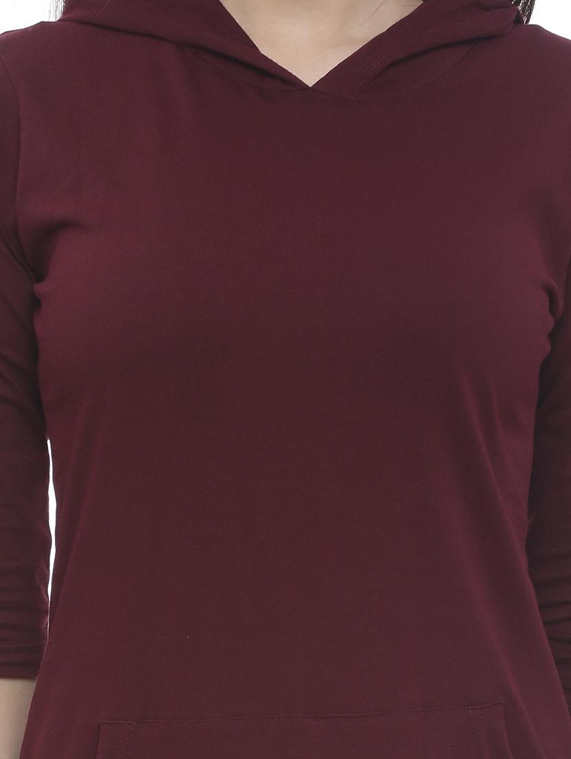 front pocket hooded sheath dress - 15345248 - Zoom Image - 5
