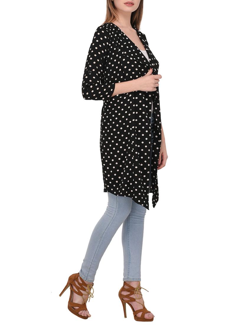 polka dotted drape shrug - 15345361 - Zoom Image - 2