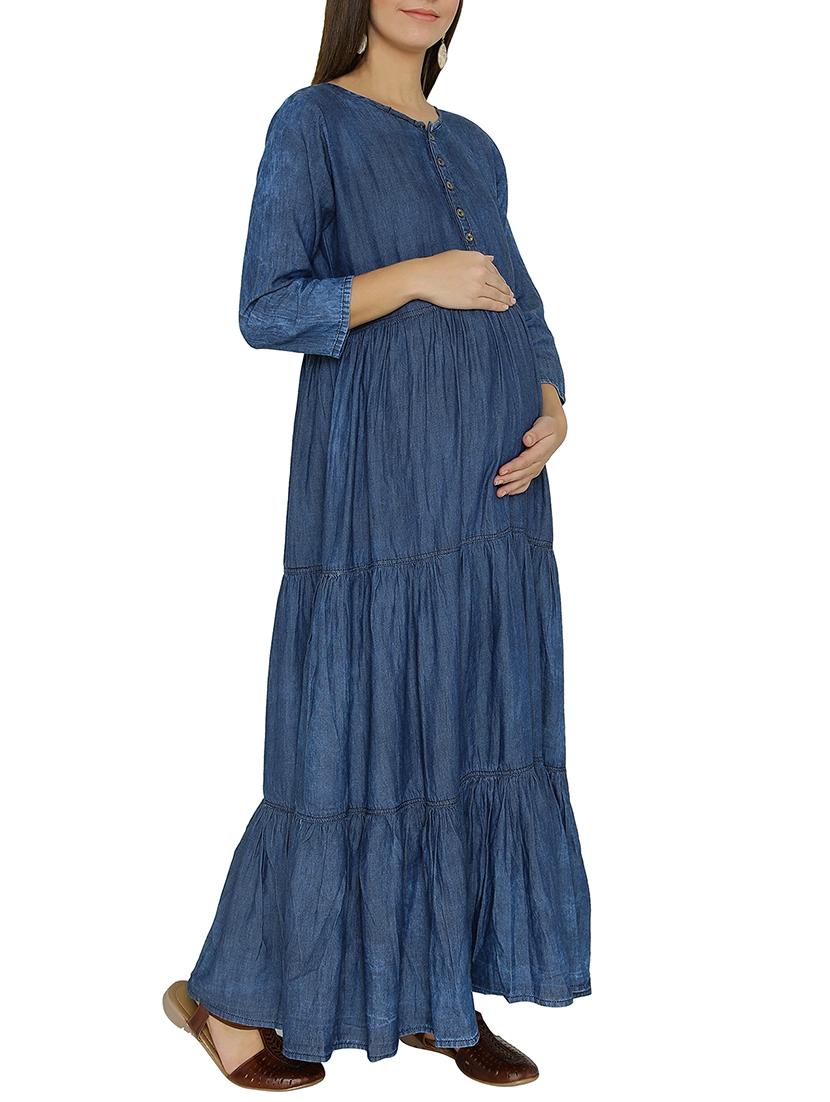 tired blue kurta - 15345734 - Zoom Image - 2