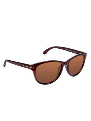 David Blake Brown Round Polarised & UV Protected Sunglass - 15347020 - Standard Image - 2