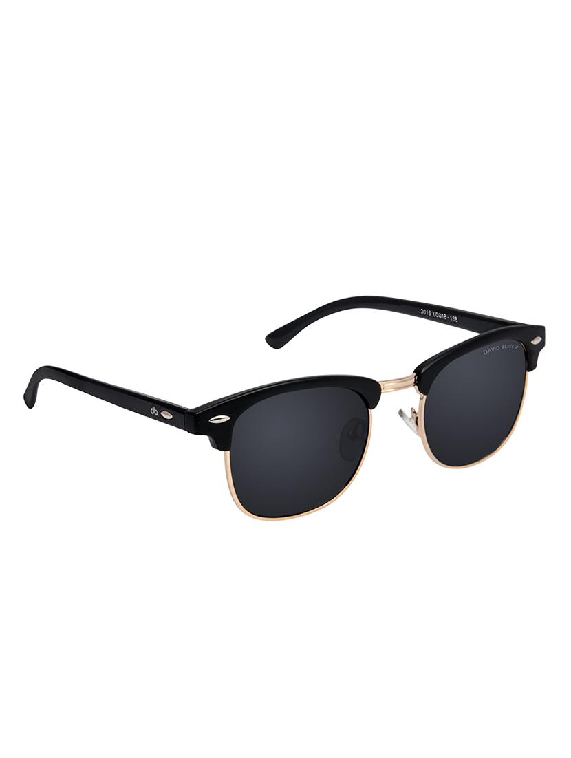 David Blake Black Clubmaster Gradient, Polarised & UV Protected Sunglass - 15347043 - Zoom Image - 2