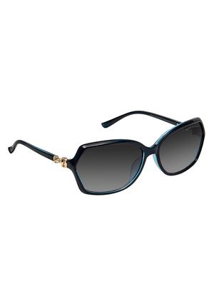 David Blake Grey Oval Gradient, UV Protected Sunglass - 15347044 - Standard Image - 2