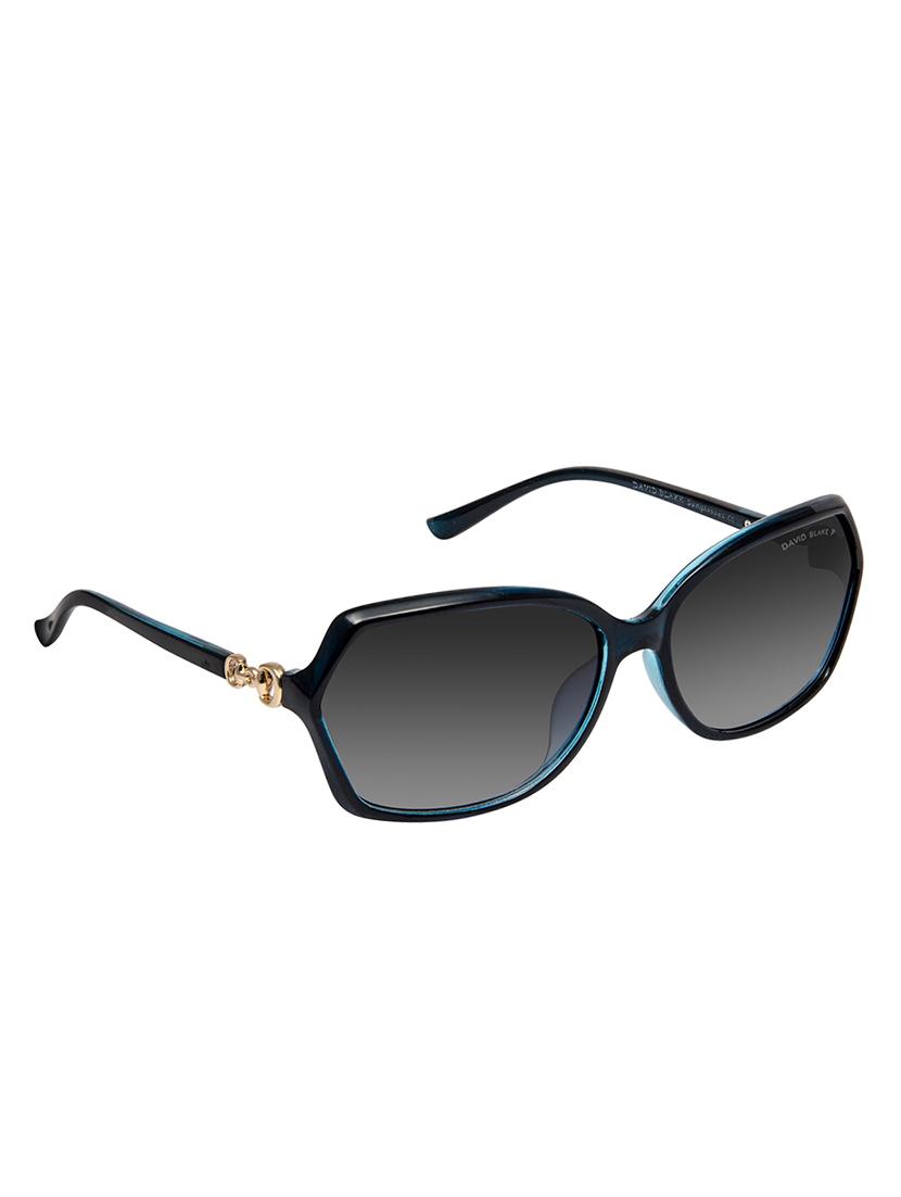 David Blake Grey Oval Gradient, UV Protected Sunglass - 15347044 - Zoom Image - 2