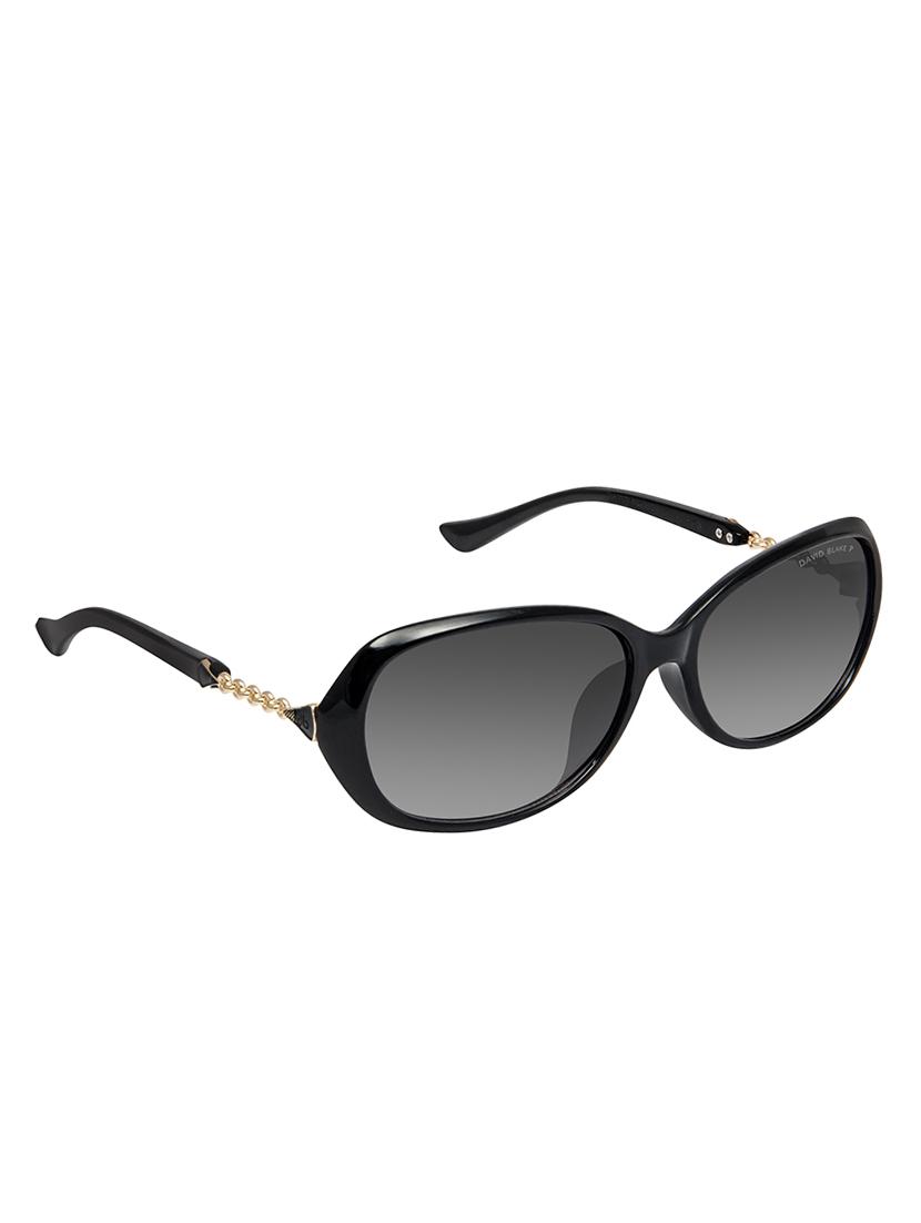 David Blake Grey Oval Gradient, UV Protected Sunglass - 15347048 - Zoom Image - 2