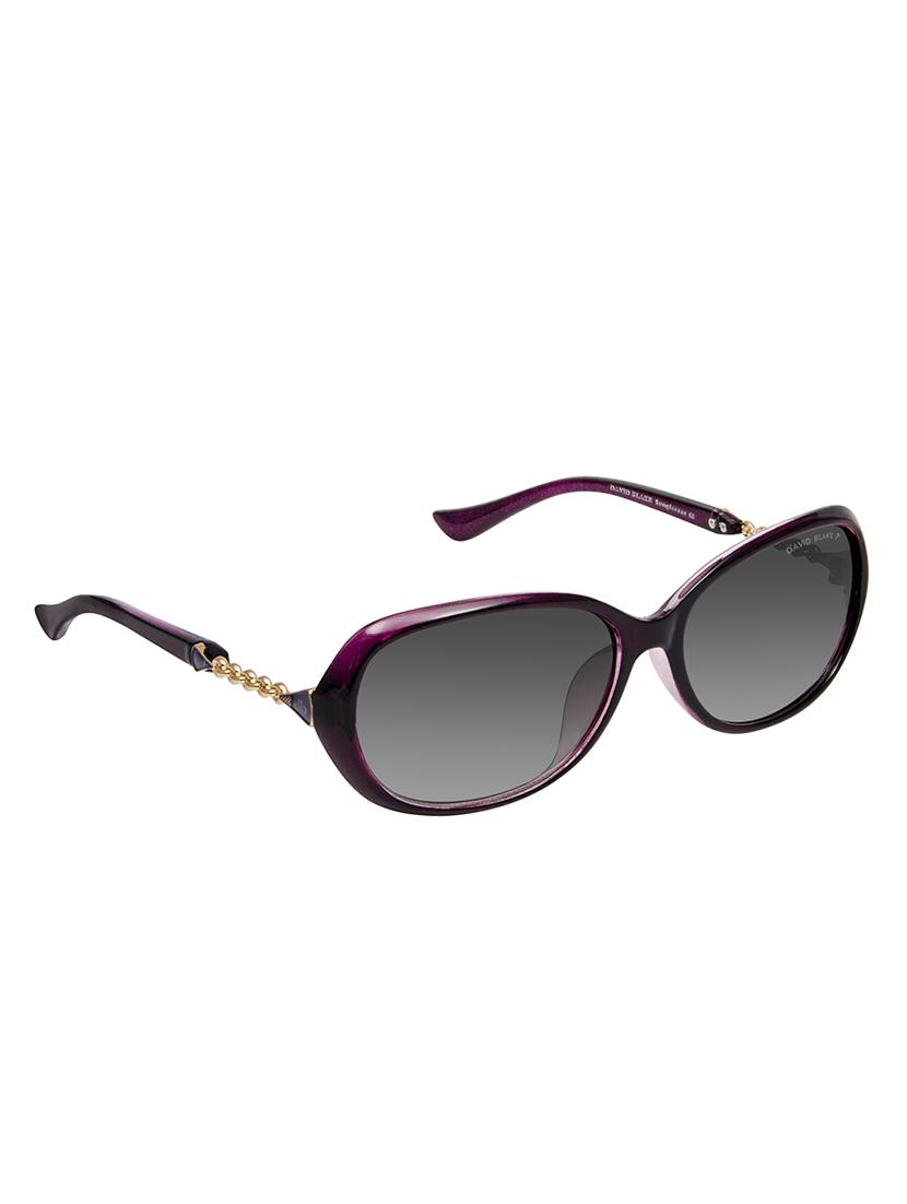 David Blake Brown Oval Gradient, UV Protected Sunglass - 15347050 - Zoom Image - 2