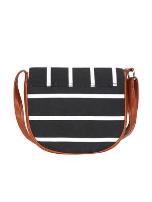 black canvas regular sling bag - 15347106 - Standard Image - 2