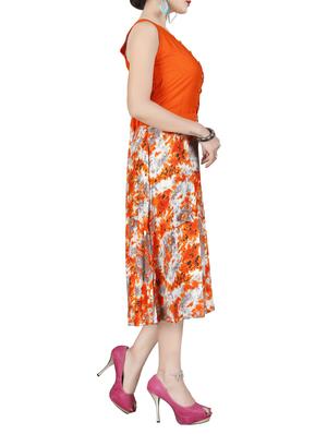 belted button loop detail a-line dress - 15347283 - Standard Image - 2