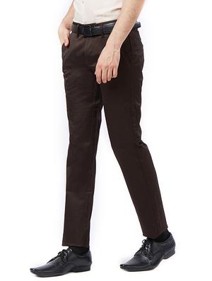 brown cotton chinos - 15347328 - Standard Image - 2