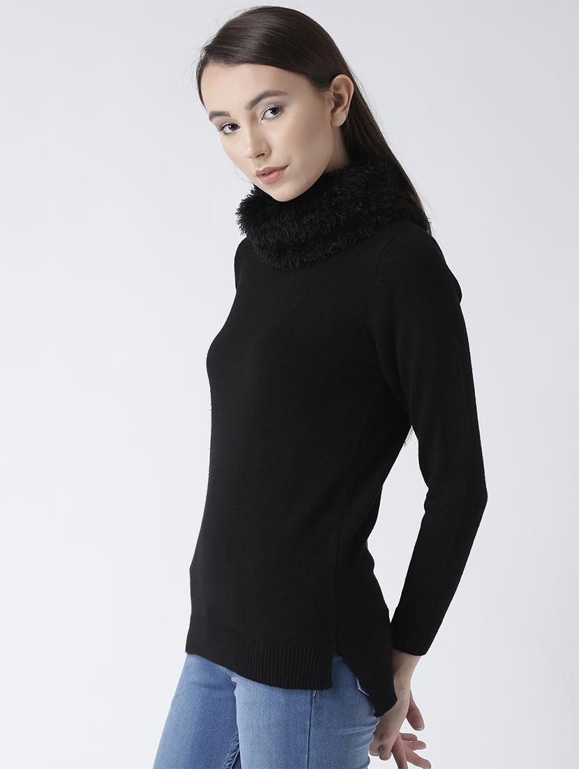 turtle neck solid pullover - 15347342 - Zoom Image - 2