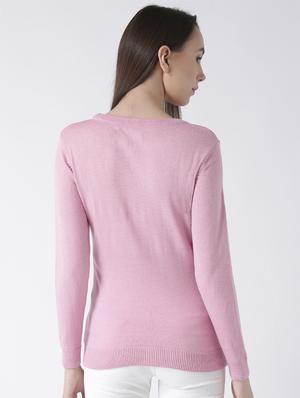 ribbed hem laced pullover - 15347349 - Standard Image - 2