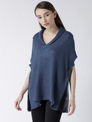 v-neck solid pullover - 15347362 - Standard Image - 2