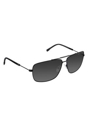 David Blake Grey Rectangular Gradient, Polarised & UV Protected Sunglass - 15347399 - Standard Image - 2