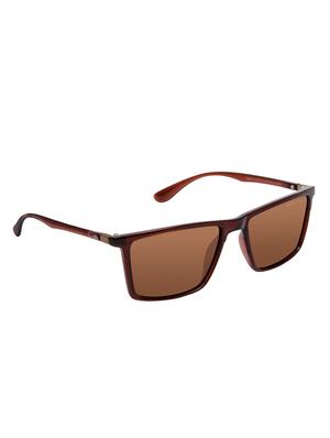 David Blake Brown Rectangular Polarised & UV Protected Sunglass - 15347407 - Standard Image - 2