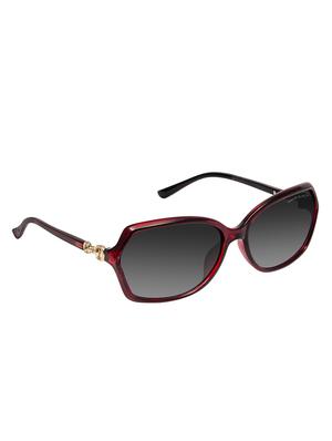David Blake Grey Oval Gradient, UV Protected Sunglass - 15347436 - Standard Image - 2